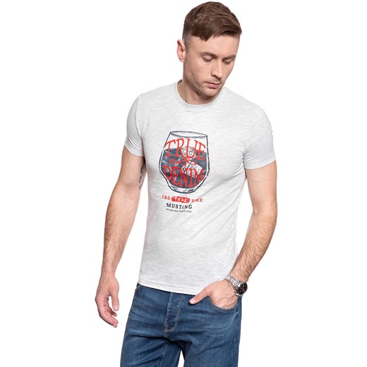 MUSTANG Aaron C Print 1009512 2064 ze sklepu YouNeedit.pl w kategorii T-shirty męskie - zdjęcie 180322574