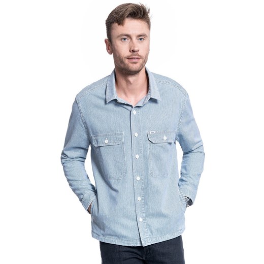 KOSZULA MĘSKA LEE WORKWEAR OVERSHIRT SUMMER WASH L68DIWES 112117086 ze sklepu YouNeedit.pl w kategorii Koszule męskie - zdjęcie 180322660