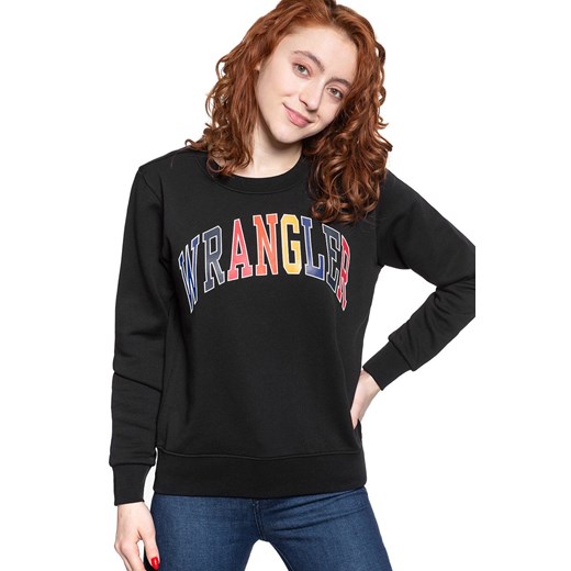 BLUZA WRANGLER REGULAR SWEAT BLACK W6N2HA100 112130785 ze sklepu YouNeedit.pl w kategorii Bluzy damskie - zdjęcie 180322723