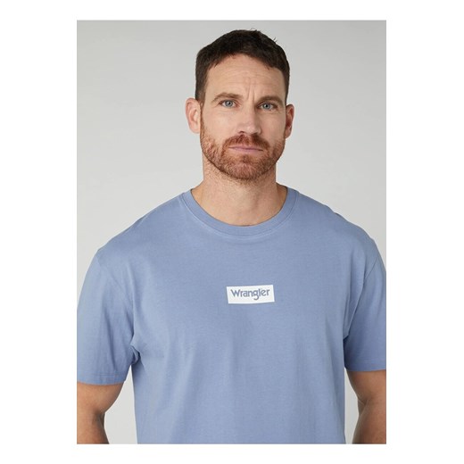 WRANGLER SMALL BOX TEE MĘSKI T-SHIRT KOSZULKA NADURK LOGO STONE WASH W7C4EEX4Q Wrangler S YouNeedit.pl