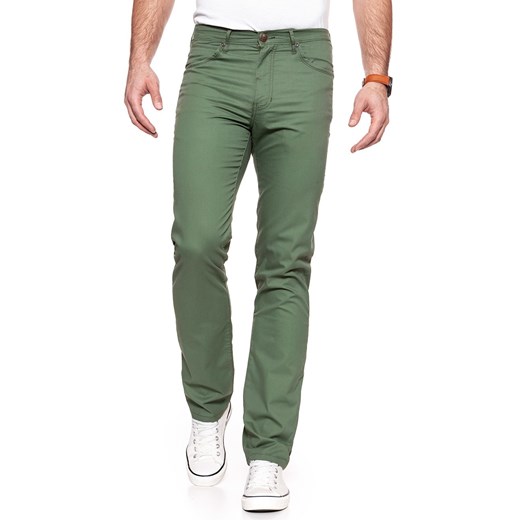 WRANGLER SPODNIE MĘSKIE ARIZONA OLIVINE W12OAN170 112126294 ze sklepu YouNeedit.pl w kategorii Spodnie męskie - zdjęcie 180323212