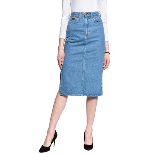 LEE THELMA SKIRT DAMSKA SPÓDNICA JEANSOWA CLEAN CALLIE L38EGAZE 112108145 ze sklepu YouNeedit.pl w kategorii Spódnice - zdjęcie 180323310