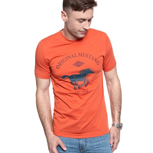 MUSTANG T SHIRT Logo Tee 1009940 7105 ze sklepu YouNeedit.pl w kategorii T-shirty męskie - zdjęcie 180323423