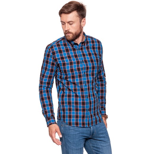 KOSZULA WRANGLER LS 1PKT BUTTON DOWN GLOW ORANGE W5874NQ48 112129573 ze sklepu YouNeedit.pl w kategorii Koszule męskie - zdjęcie 180323611