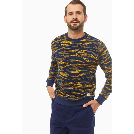 LEE SEASONAL CAMO SWS MĘSKA BLUZA BEZ KAPTURA WASHED BLUE L80ASPLR 112121285 ze sklepu YouNeedit.pl w kategorii Bluzy męskie - zdjęcie 180323721