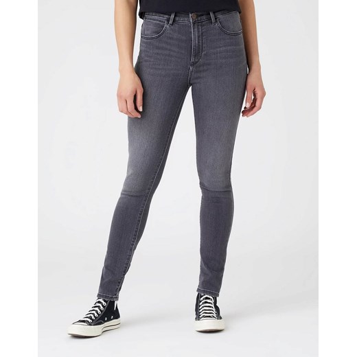 WRANGLER HIGH RISE SKINNY DAMSKIE SPODNIE JEANSOWE SOFT SMOKE W27HZJ29U 112144779 ze sklepu YouNeedit.pl w kategorii Jeansy damskie - zdjęcie 180323801