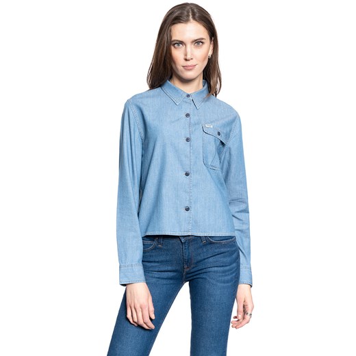 KOSZULA DAMSKA WRANGLER EXPLORER SHIRT LIGHT INDIGO W5R02SX4E 112130299 ze sklepu YouNeedit.pl w kategorii Koszule damskie - zdjęcie 180323831