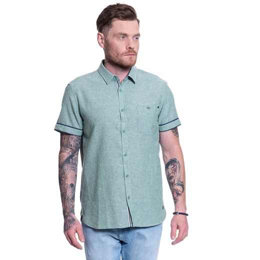 MĘSKA KOSZULA MATERIAŁOWA MUSTANG CHRIS LINEN SHIRT 1009579 6398 Mustang M YouNeedit.pl