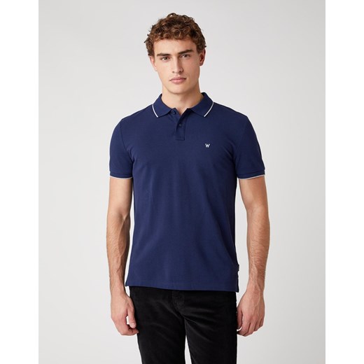MĘSKA KOSZULKA POLO WRANGLER SS PIQUE POLO NAVY W7D5K4114 112131754 ze sklepu YouNeedit.pl w kategorii T-shirty męskie - zdjęcie 180324320