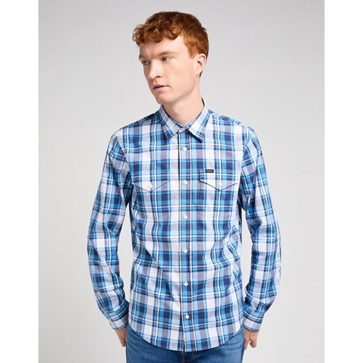 LEE MĘSKA KOSZULA REGULAR SHIRT ATLANTIC BRIGHT WHITE 112349505 L69H015653 ze sklepu YouNeedit.pl w kategorii Koszule męskie - zdjęcie 180324482