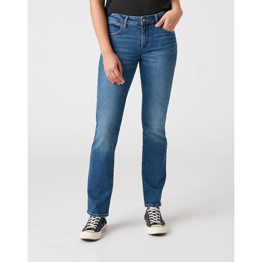 SPODNIE DAMSKIE WRANGLER STRAIGHT AIR BLUE W28TJX17T 112128503 ze sklepu YouNeedit.pl w kategorii Jeansy damskie - zdjęcie 180324510