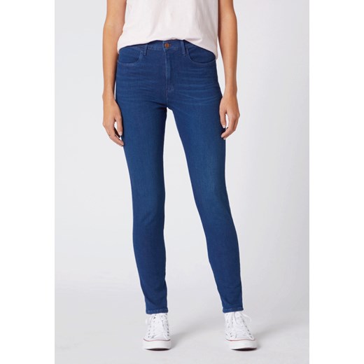 WRANGLER HIGH RISE SKINNY DAMSKIE SPODNIE JEANSOWE JEANSY DEEP WATERS W27HJN69D 112128091 ze sklepu YouNeedit.pl w kategorii Jeansy damskie - zdjęcie 180324551