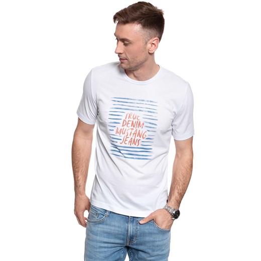MUSTANG T SHIRT Alex C front AW 1009529 2045 ze sklepu YouNeedit.pl w kategorii T-shirty męskie - zdjęcie 180324623