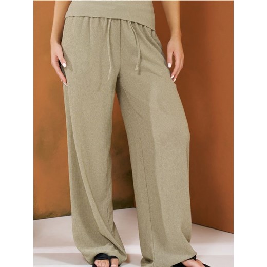 Sinsay - Luźne spodnie wide leg - wielobarwny ze sklepu Sinsay w kategorii Spodnie damskie - zdjęcie 180326742
