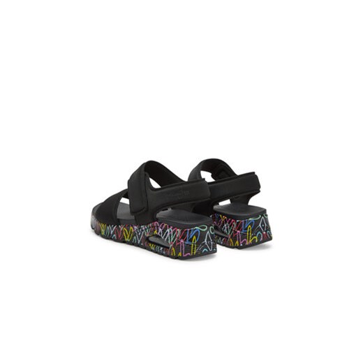 Sandały damskie Skechers casualowe na lato z nadrukami 