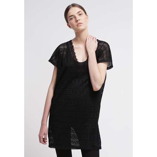 Vero Moda VMBONITA  Sukienka letnia black zalando czarny bez wzorów/nadruków