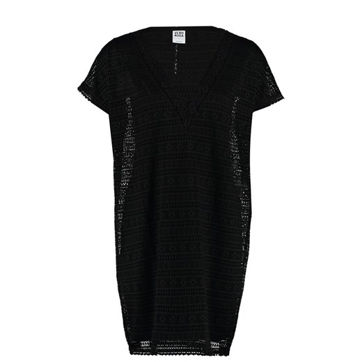 Vero Moda VMBONITA  Sukienka letnia black zalando czarny abstrakcyjne wzory