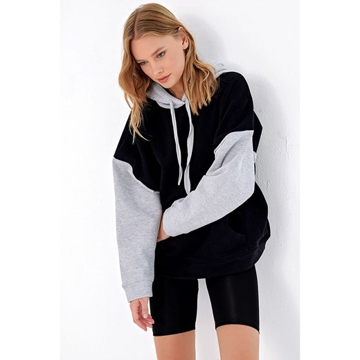 Trend Alacati Bluza w kolorze czarno-szarym Trend Alacati XL okazja Limango Polska