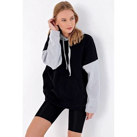 Trend Alacati Bluza w kolorze czarno-szarym Trend Alacati XL okazja Limango Polska