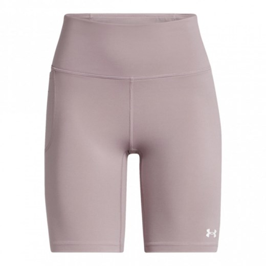 Damskie kolarki treningowe Under Armour Motion Bike Short Emea - beżowe ze sklepu Sportstylestory.com w kategorii Szorty - zdjęcie 180333753