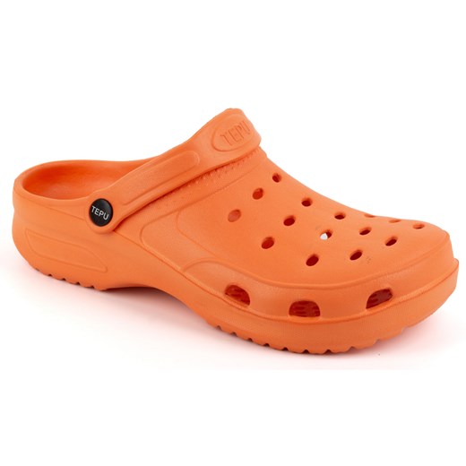 KLAPKI buty LEKKIE chodaki pomarańczowe ze sklepu butyolivier w kategorii Klapki damskie - zdjęcie 180334783