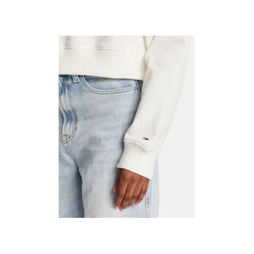 Tommy Jeans Bluza DW0DW21345 Biały Relaxed Fit Tommy Jeans XS MODIVO