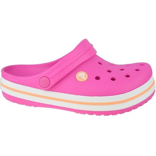 Klapki Crocs Crocband Clog K 204537-6QZ różowe ze sklepu ButyModne.pl w kategorii Klapki dziecięce - zdjęcie 180336872