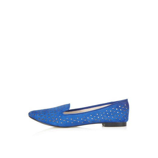 MEEK2 Cut-Out Slipper Shoes topshop niebieski 