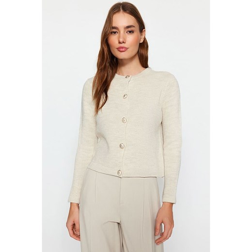 trendyol Kardigan w kolorze kremowym Trendyol S Limango Polska okazyjna cena