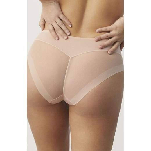 Beżowe figi damskie 19601, Kolor beżowy, Rozmiar S, YSABEL MORA ze sklepu Intymna w kategorii Majtki damskie - zdjęcie 180337582