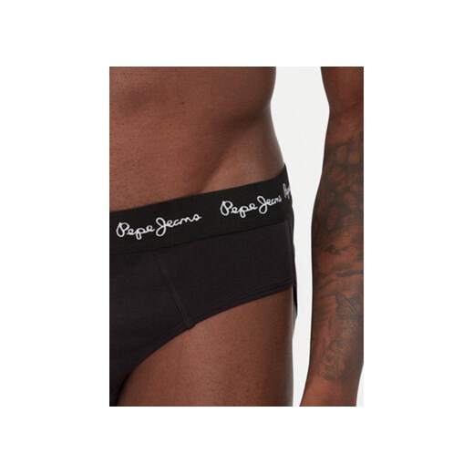 Pepe Jeans Komplet 3 par slipów PMU10988 Czarny Pepe Jeans S MODIVO