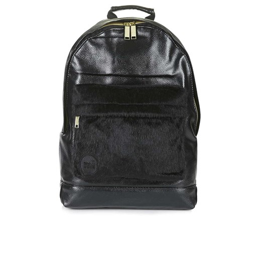 **Patent and Ponyskin Backpack by Mi-Pac topshop szary 