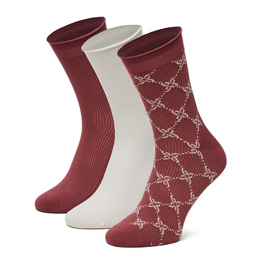 Skarpetki NINE WEST BR_NW_01_Z_SS25 (3 PACK) WHITE ze sklepu ccc.eu w kategorii Skarpetki damskie - zdjęcie 180339324