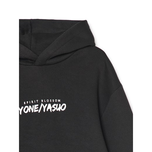 Cropp - Czarna bluza hoodie League of Legends - czarny Cropp M Cropp