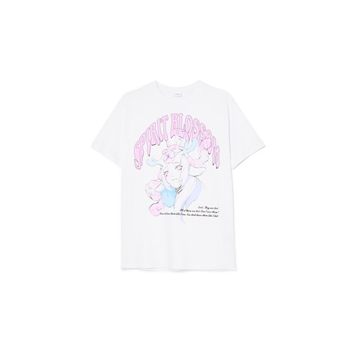 Cropp - T-shirt z League of Legends - jasny szary Cropp L Cropp