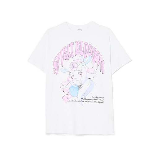 Cropp - T-shirt z League of Legends - jasny szary Cropp S Cropp