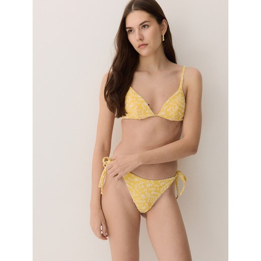 Reserved - Góra od bikini - jasnożółty Reserved M Reserved