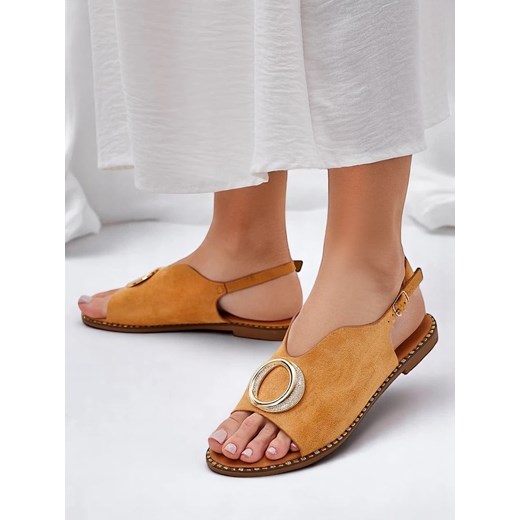Royalfashion Damskie sandały z cholewką Atmase ze sklepu royalfashion.pl w kategorii Sandały damskie - zdjęcie 180344700