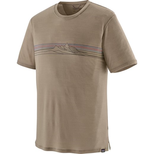 Koszulka męska Capilene Cool Merino Blend Graphic Patagonia ze sklepu SPORT-SHOP.pl w kategorii T-shirty męskie - zdjęcie 180346144