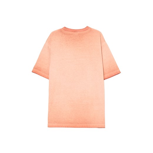 Cropp - Pomarańczowa koszulka z efektem ombre - pomarańczowy Cropp L Cropp