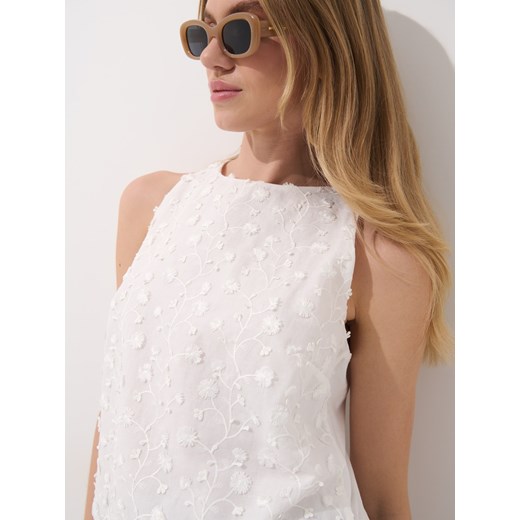 Bluzka damska Mohito z okrągłym dekoltem 