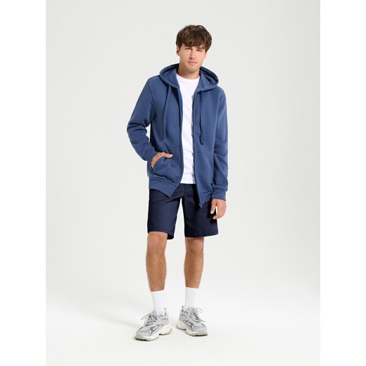 Sinsay - Szorty chino - granatowy Sinsay 30 Sinsay