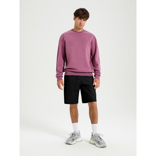 Sinsay - Szorty jogger - czarny Sinsay 36 Sinsay