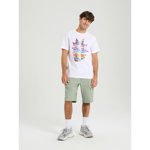 Sinsay - Szorty jeansowe jogger - zielony Sinsay 36 Sinsay