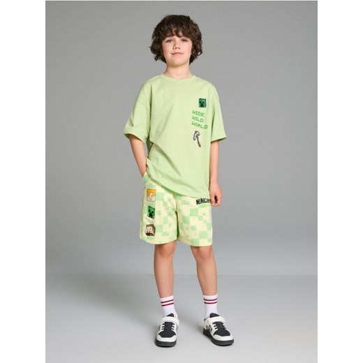 Sinsay - Koszulka Minecraft - zielony ze sklepu Sinsay w kategorii T-shirty chłopięce - zdjęcie 180350152