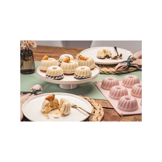 Dr. Oetker Forma w kolorze jasnoróżowym na mini babki - 30 x 17,5 cm Dr. Oetker onesize Limango Polska promocja
