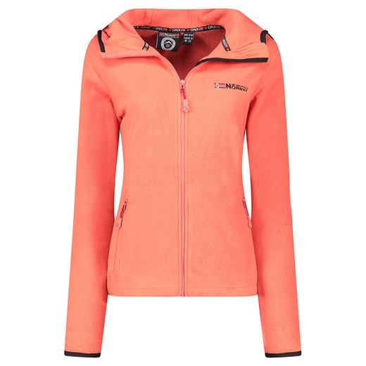 Geographical Norway Kurtka polarowa &quot;Unicia&quot; w kolorze pomarańczowym ze sklepu Limango Polska w kategorii Bluzy damskie - zdjęcie 180352523