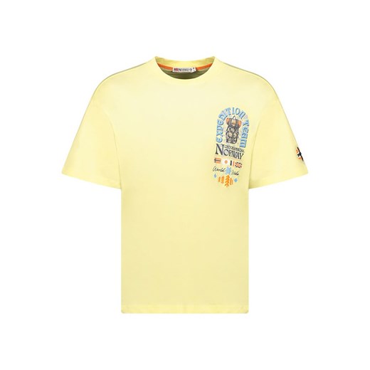 Geographical Norway Koszulka &quot;Jakado&quot; w kolorze żółtym ze sklepu Limango Polska w kategorii T-shirty męskie - zdjęcie 180352561