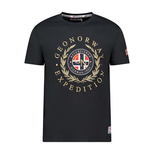 Geographical Norway Koszulka &quot;Jiger&quot; w kolorze czarnym ze sklepu Limango Polska w kategorii T-shirty męskie - zdjęcie 180352651