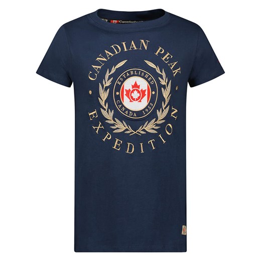 Canadian Peak Koszulka &quot;Jigereak&quot; w kolorze granatowym ze sklepu Limango Polska w kategorii T-shirty męskie - zdjęcie 180352832
